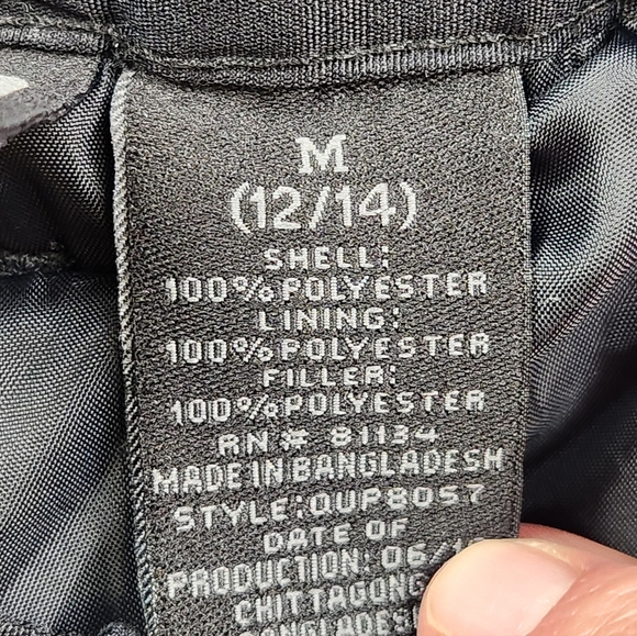 AQ Explore The Unknown Snow Pant Black Kids Size M 12-14 Snowboard Skiing Lined - Picture 3 of 9